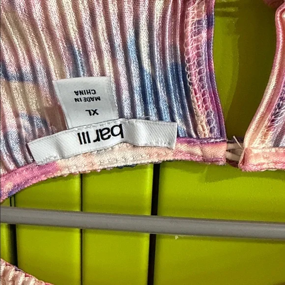 Bar III Pink and Purple Long Sleeve Dress - Picture 3 of 11